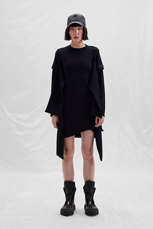 Siyah Elbise 14237 - 1