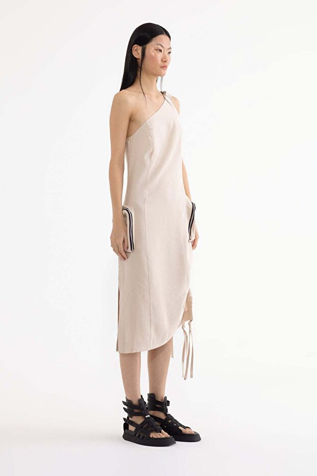 Bej Elbise 13389 - 3