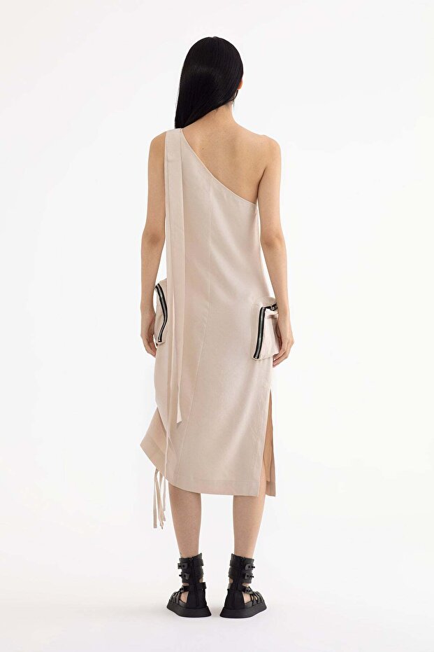 Bej Elbise 13389 - 6