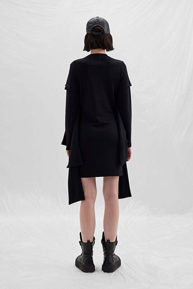 Siyah Elbise 14237 - 3