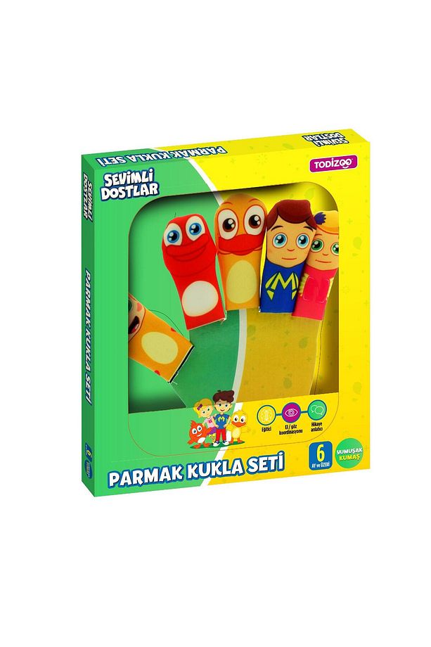 Sevimli Dostlar Peluş Parmak Kuklası - 1