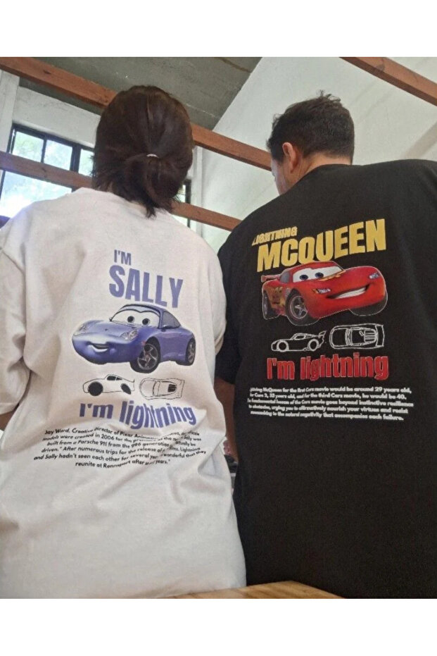 Mcqueen ve Sally Tshirt - 5