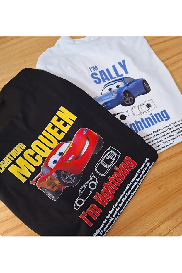 Mcqueen ve Sally Tshirt - 1