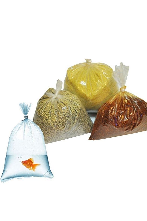 50 Adet 15x30 Yarımlık Bakliyat Poşeti Ultra Kalın Şeffaf Şeker Bakkaliye Torbası - 6