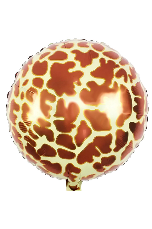 Giraffe Pattern Safari Foil Balloon 18" (45cm)