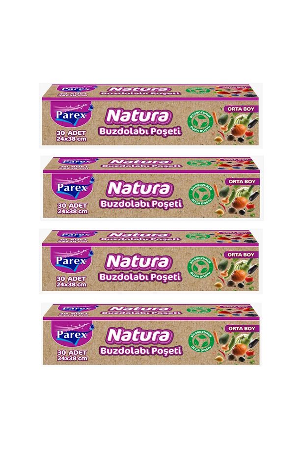 Natura Buzdolabı Poşeti Orta Boy 30'lu 4 Adet - 1