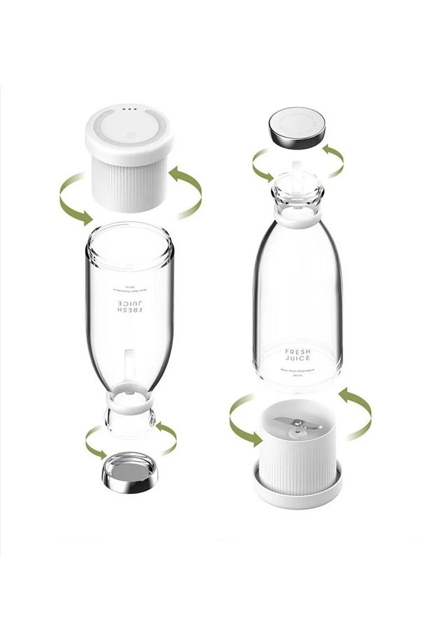 Taşınabilir 350 ml Blender Mini Meyve Karıştırıcı Milkshake Işlevli Blander Smothie (PLASTİK) - 3