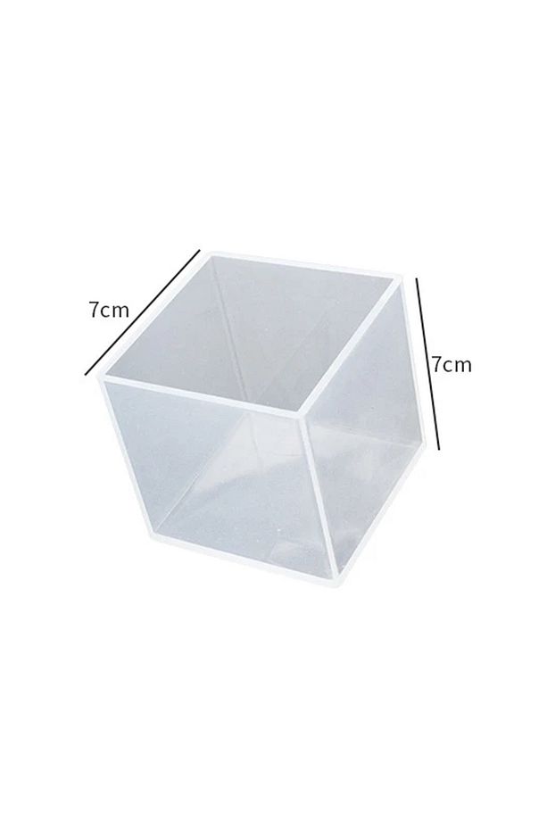 Epoksi Silikon Küp Kalıbı 7x7cm GT7149 - 6