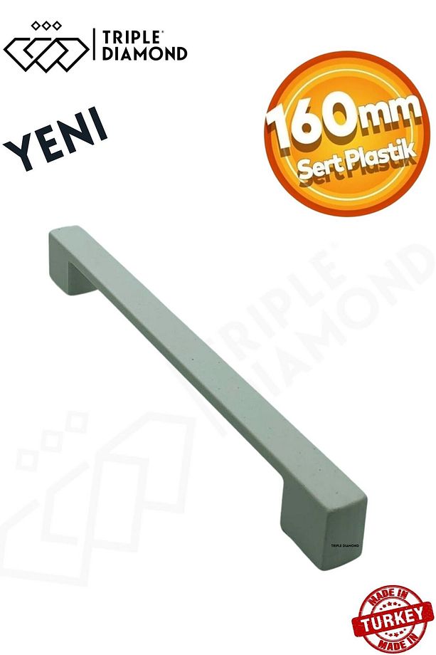 Çekmece Kulpları Dolap Mobilya Kulp Plastik Sert Polimer Kulpu - 1