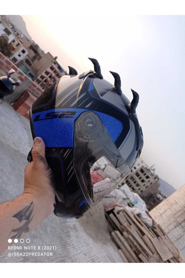 Cehennem kask boynuzu 8li set