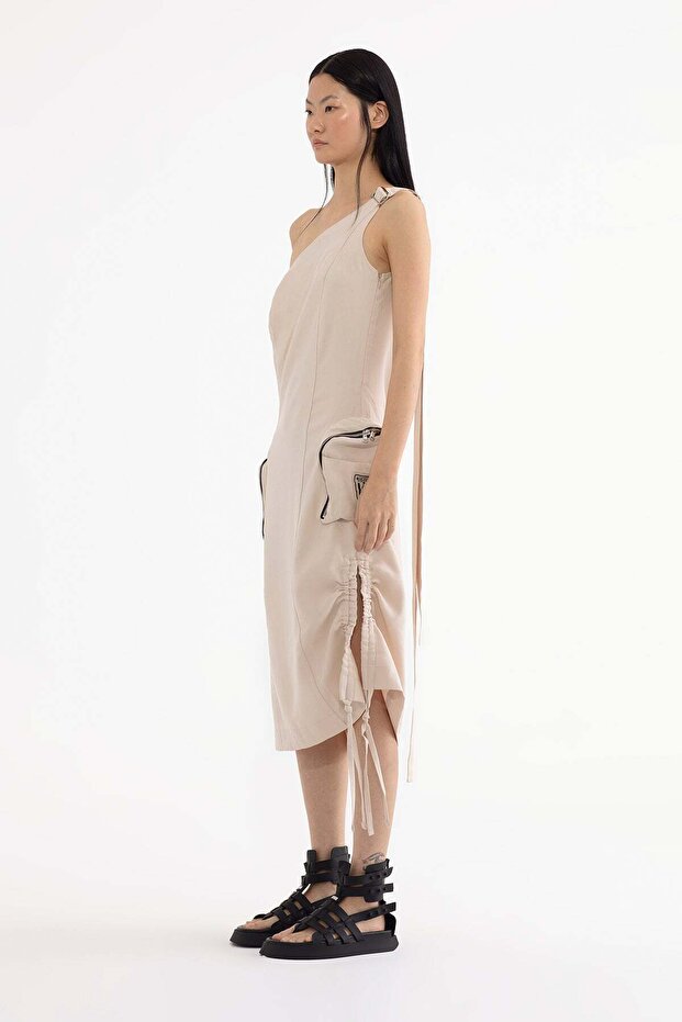 Bej Elbise 13389 - 5