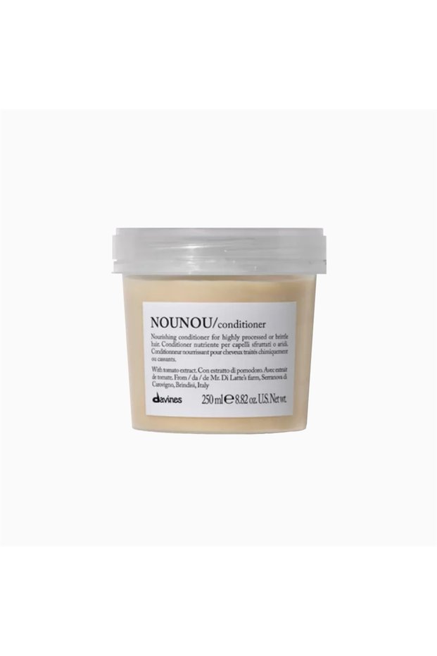DAVINES Nounou Conditioner/Nourishing Care Cream for Damaged Hair-250 ml- CYT703979464641313