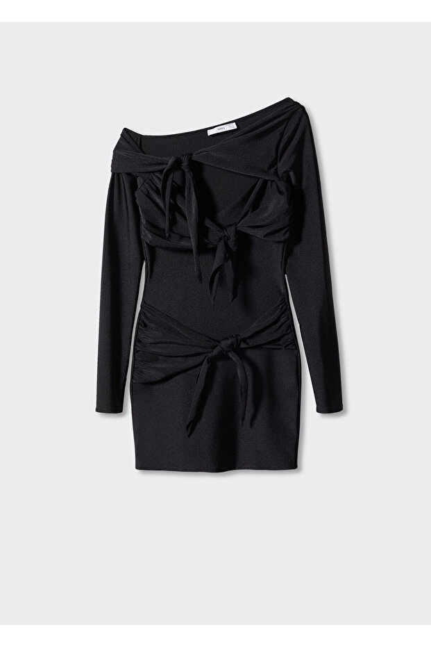 Siyah Kadın Elbise 57000426 - 3