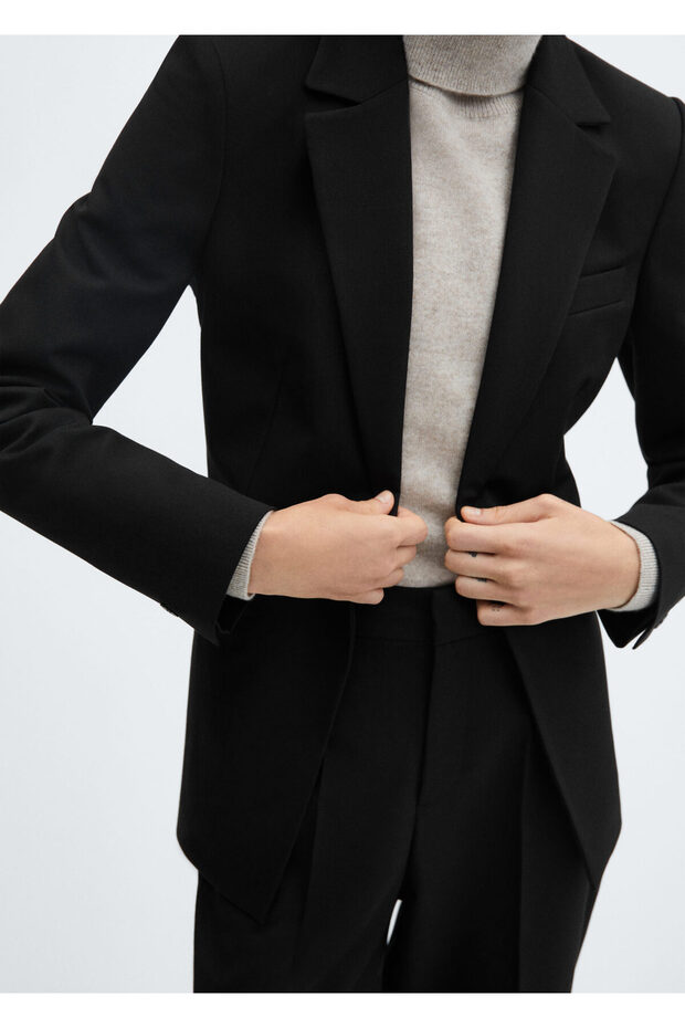 Siyah Kadın Blazer 57040365 - 10