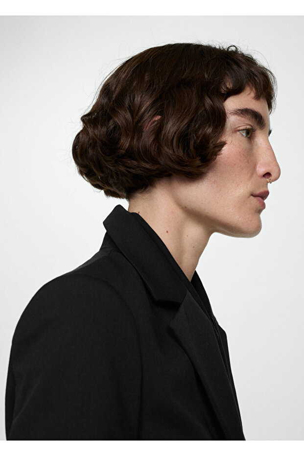 Siyah Kadın Blazer 67059404 - 5