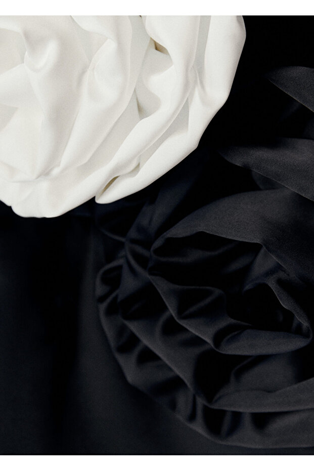 Siyah Kadın Elbise 47066711 - 7