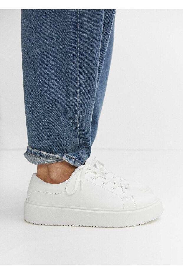 Beyaz Kadın Sneaker 47024436 - 7