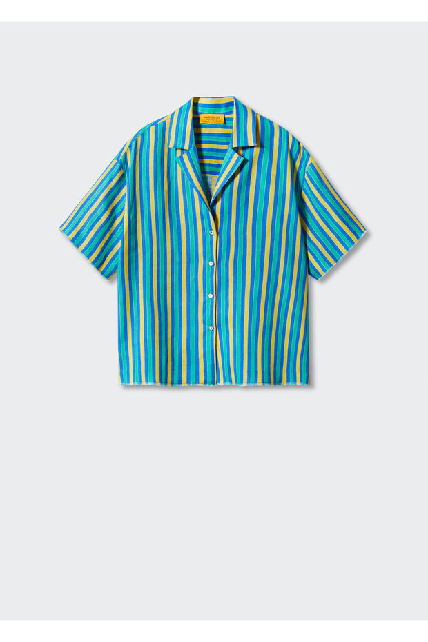 Blaues Damenhemd57040383 - 3