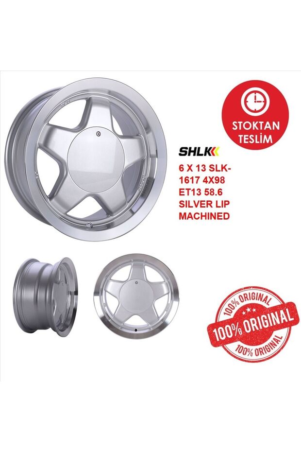 6 X 13-1617 4x98 Et13 58.6 Sılverlıpmachıne Cms 40 Aynalı Jant - 2