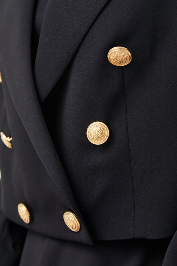 Etek Ceket Takım Siyah - 7