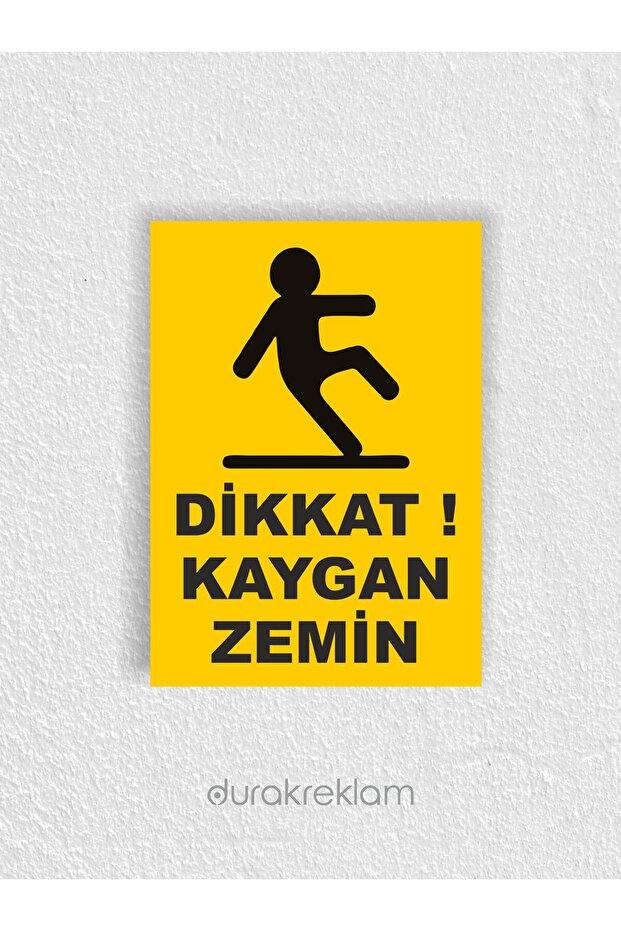 Slippery Floor Warning Sign A4 Composite Panel