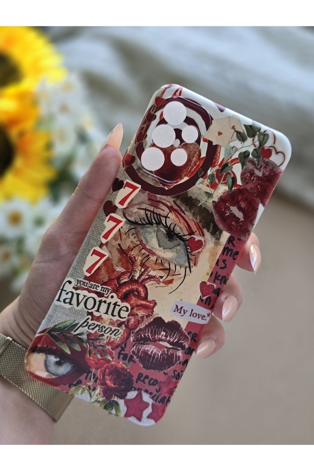 Samsung Galaxy A32 Compatible Printed Transparent Phone Case