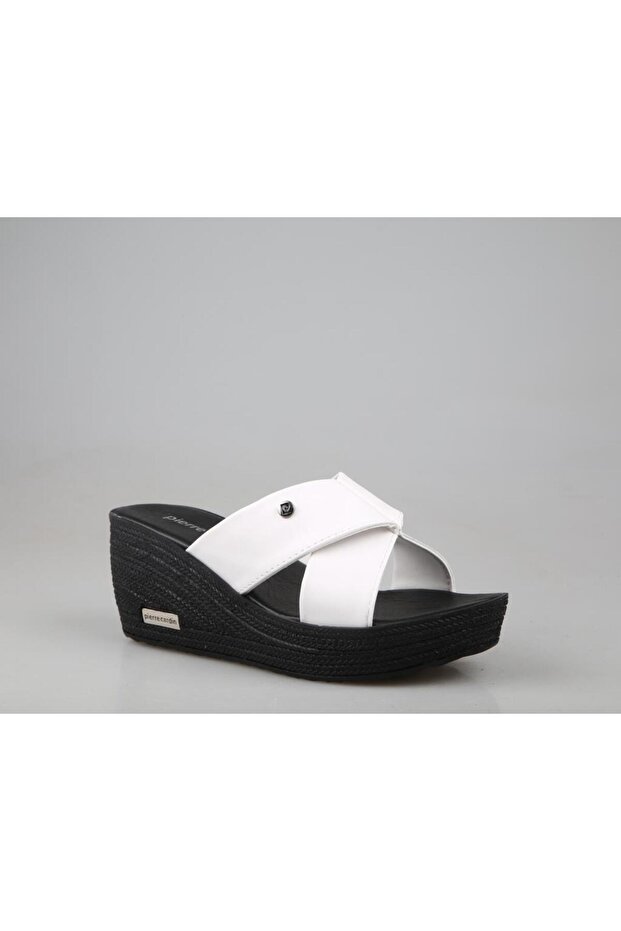 Orthopedic White Women's Slippers - Pc-3513