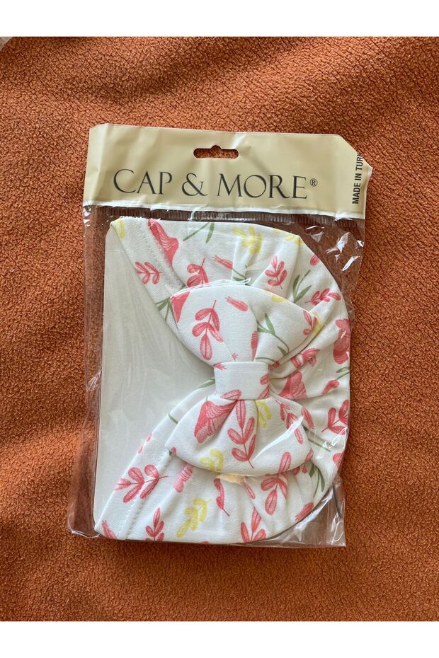 100% Cotton Baby Cap/ Baby Bandana/ Baby Cap with Ribbon/ Baby Cap