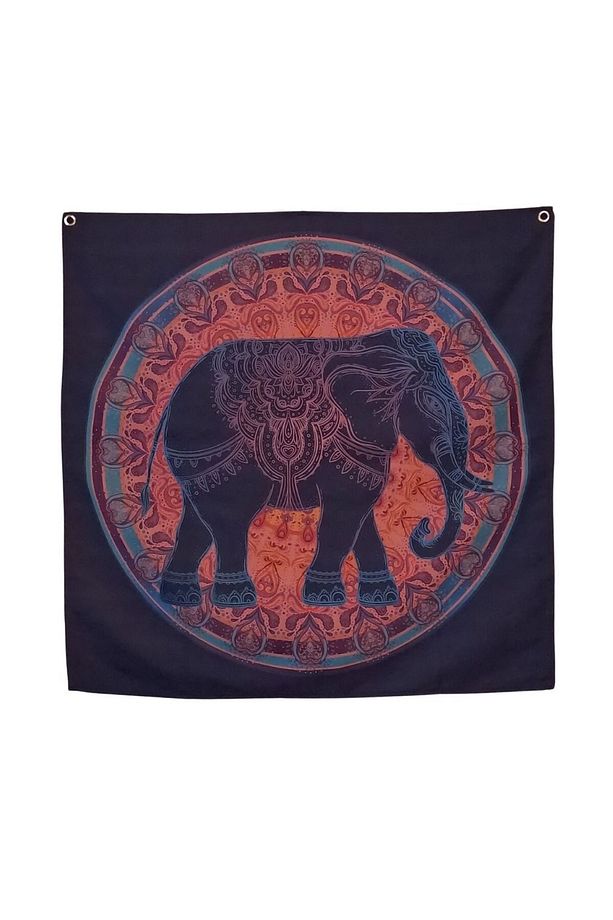 Fil Tasarımlı Duvar Halısı - Tapestry - Duvar Örtüsü - 2