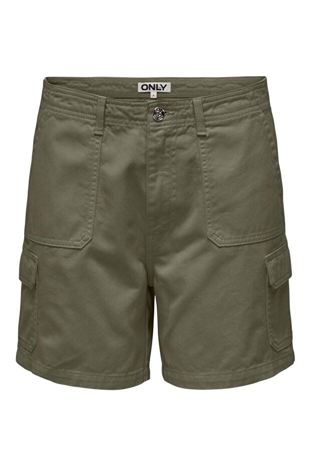 Kadın Rahat Kesim Kargo Şort - 15320142 - 1