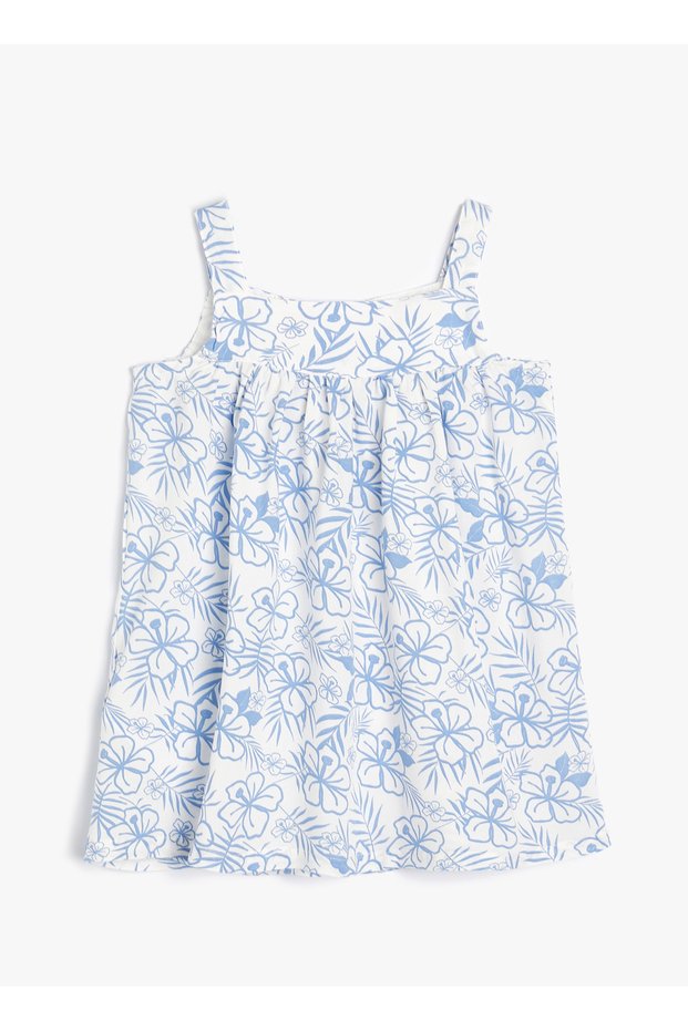 Baby Girl White Above Knee Dress - 4SMG80014AW