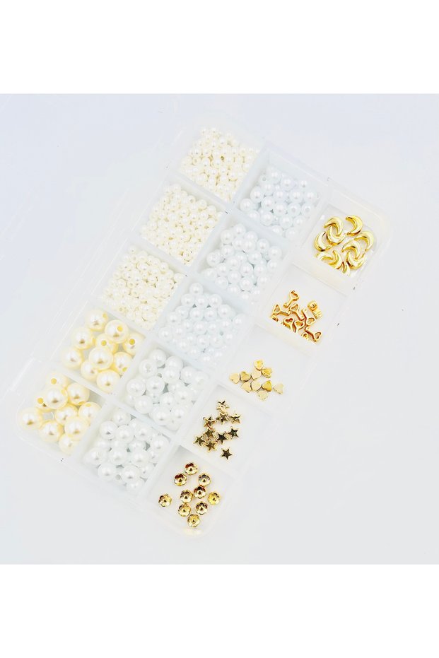 Non-Tarnishing Spacer and Pearl Bead Jewelry Making Kit