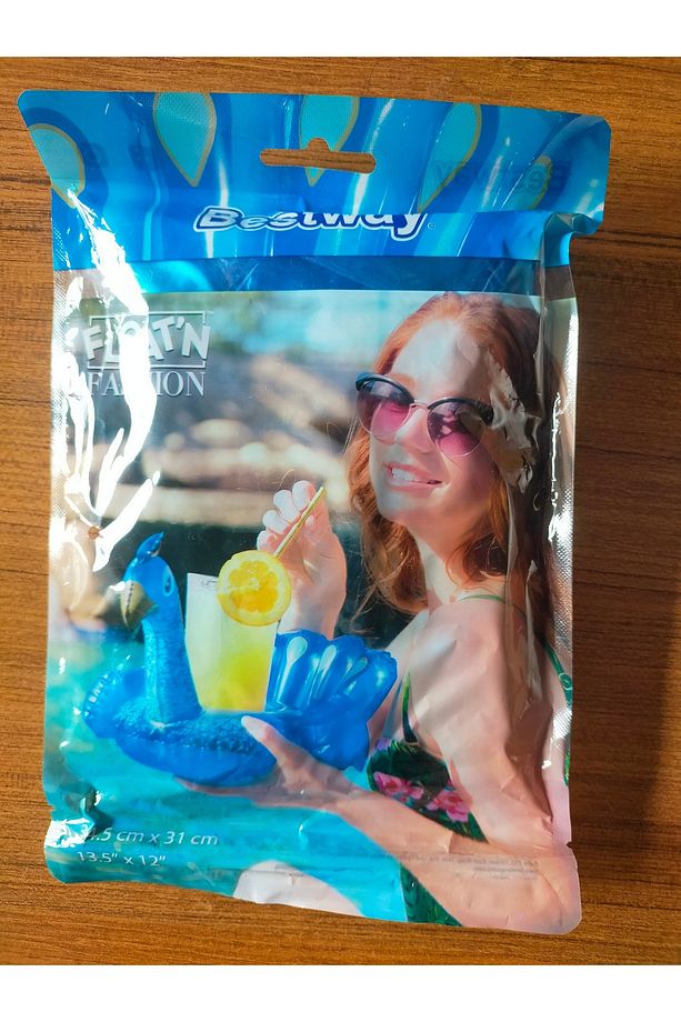 GÜVEN OYUNCAK Bestway Moda Flamingo - Tavus Kuşu Bardaklık - Bardak Tutucu - Içecek Tutacağı  1 Adet - 1