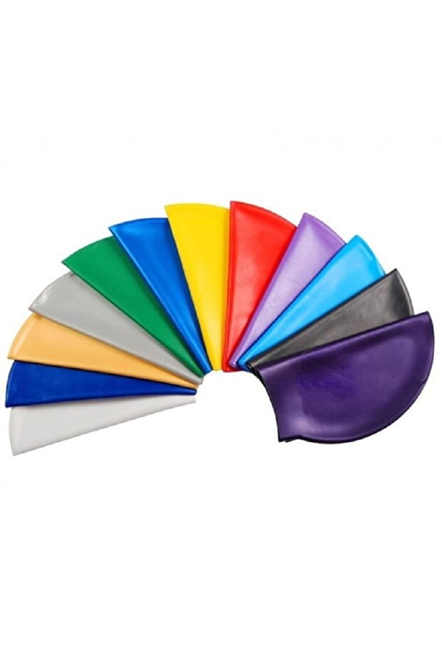 قبعة حمام السباحة من السيليكون - 1