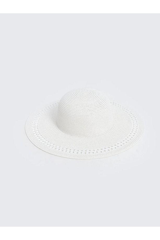 LCW ACCESSORIES Kadın Hasır Fötr Şapka bayq - 1