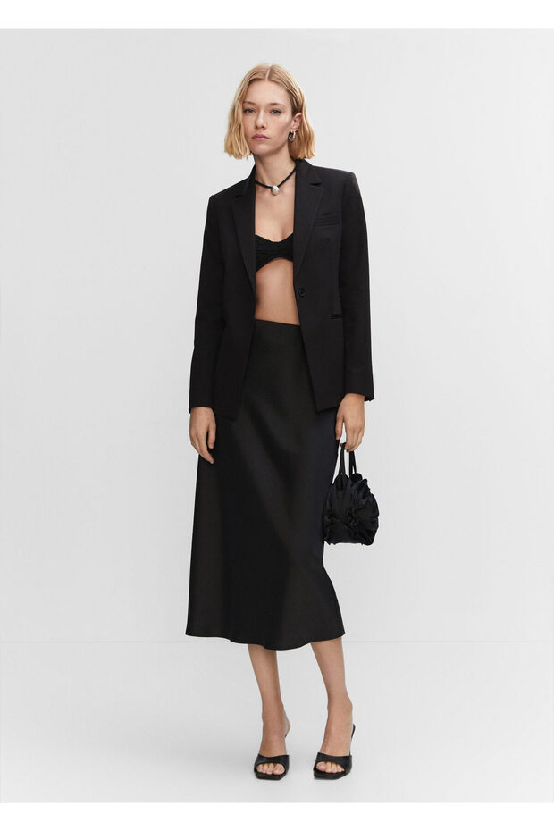 Siyah Kadın Blazer 57040365 - 6