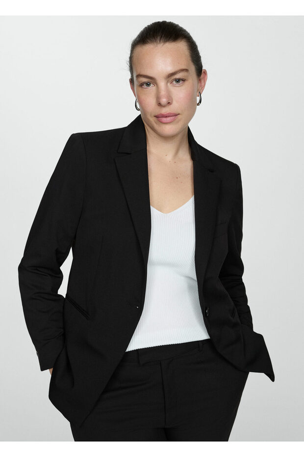 Siyah Kadın Blazer 57040365 - 9