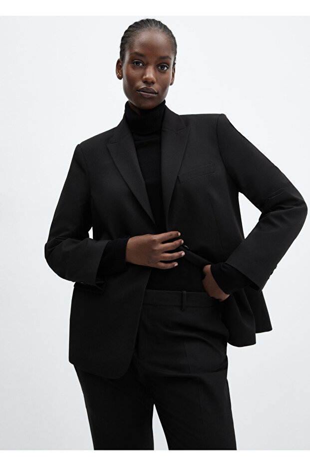 Siyah Kadın Blazer 67059404 - 9