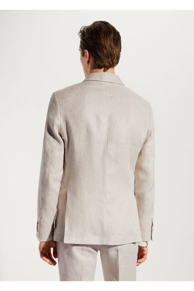 Bej Erkek Blazer 57040554 - 9