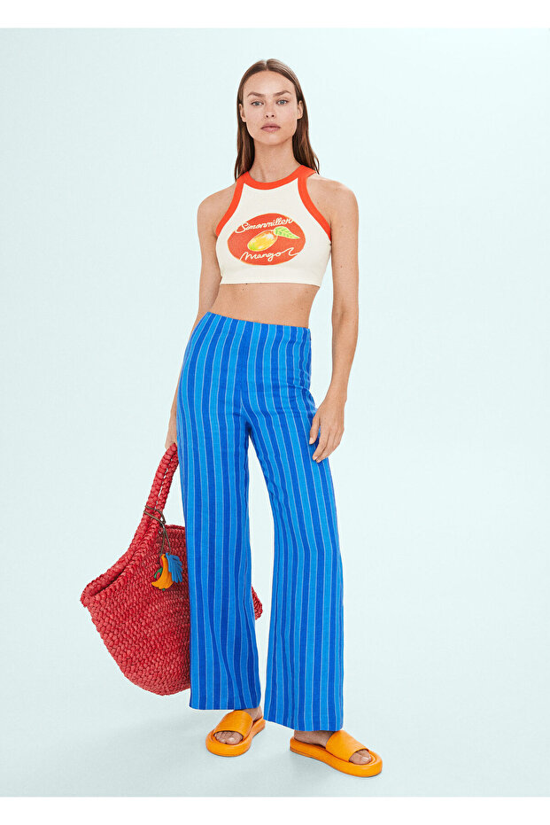 Turuncu Kadın Crop Top  57040410 - 1