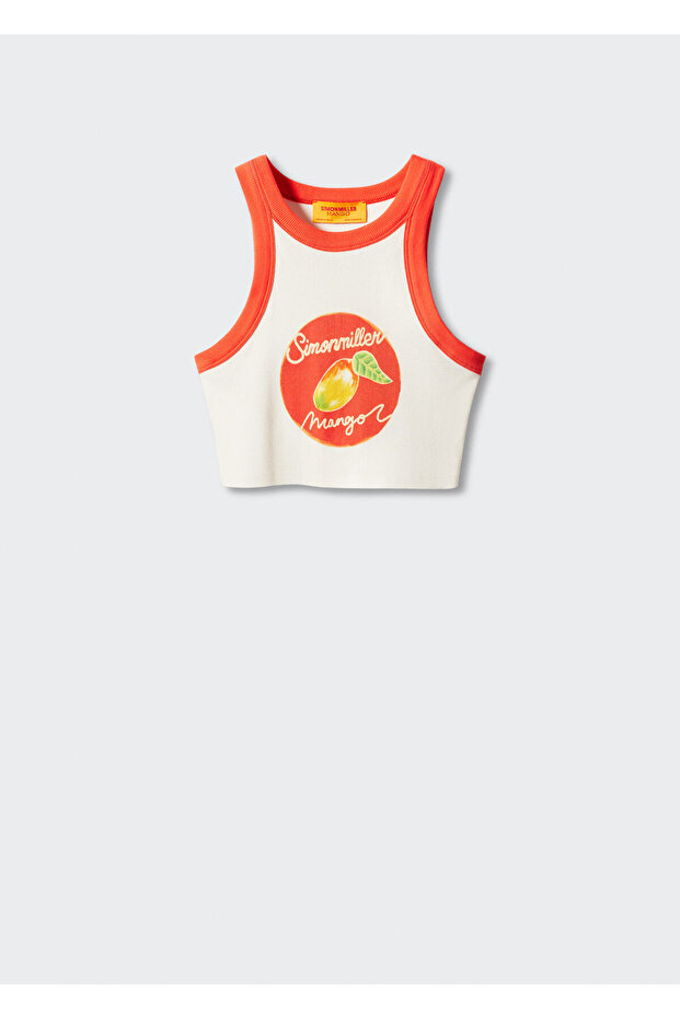 Turuncu Kadın Crop Top  57040410 - 3