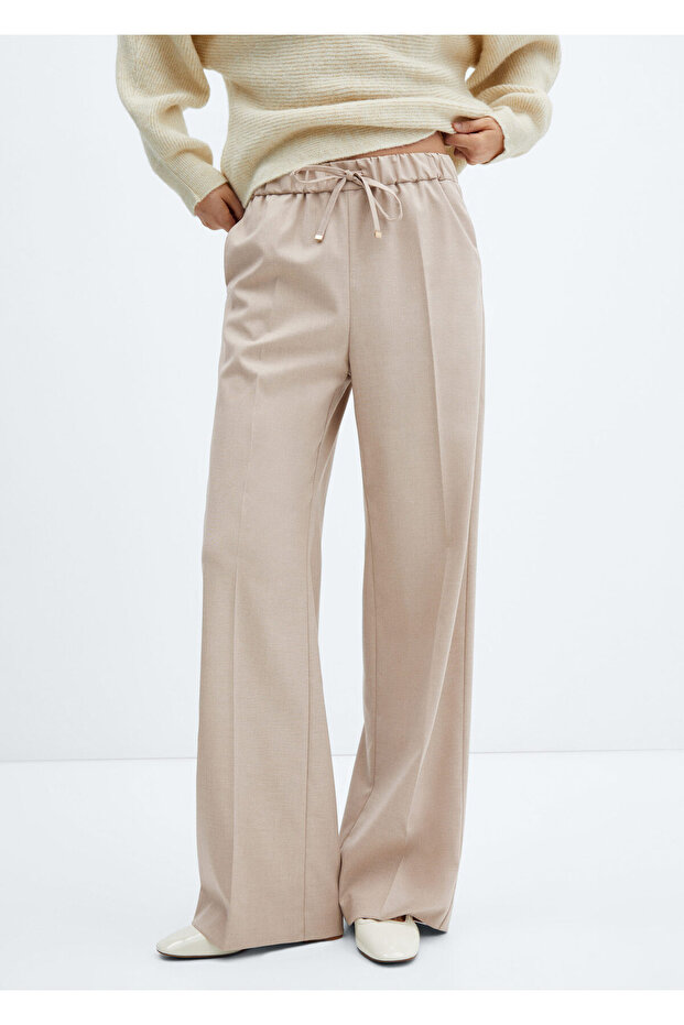 Beigefarbene Damenhose57026717 - 2