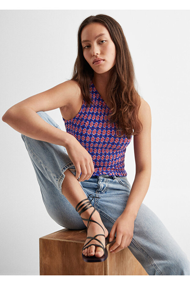 Devojčin plavi bustier - 47098255 - 7