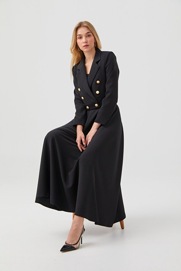 Etek Ceket Takım Siyah - 2