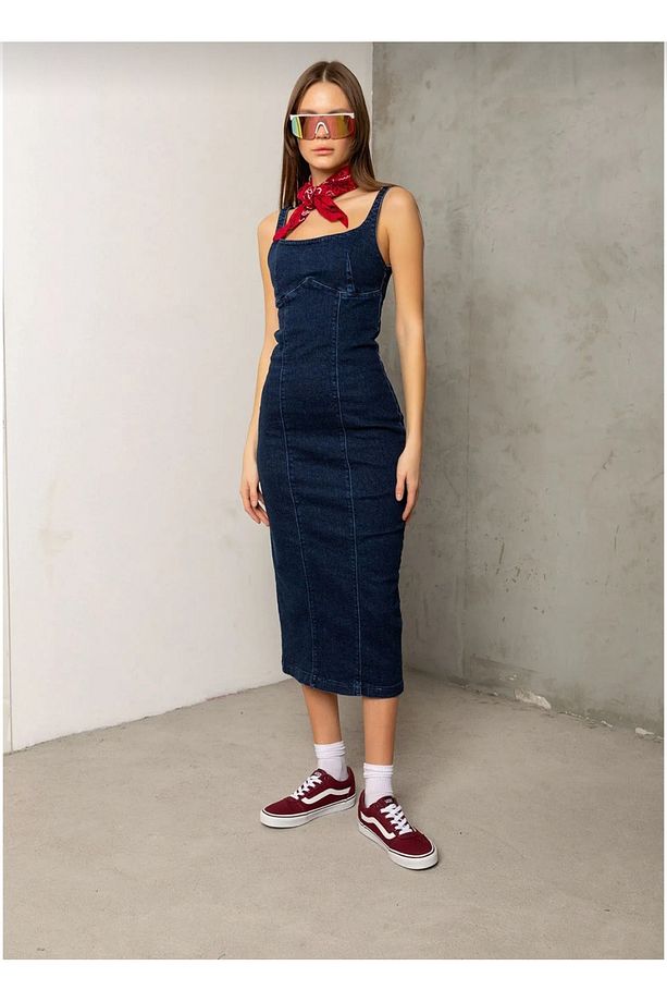 Kot Elbise Midi Boy - 7