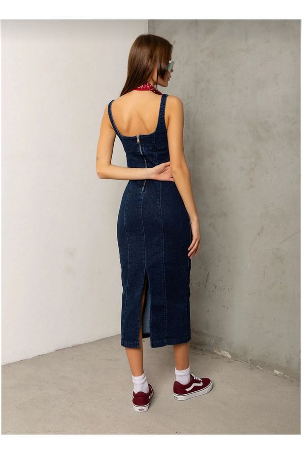 Kot Elbise Midi Boy - 4