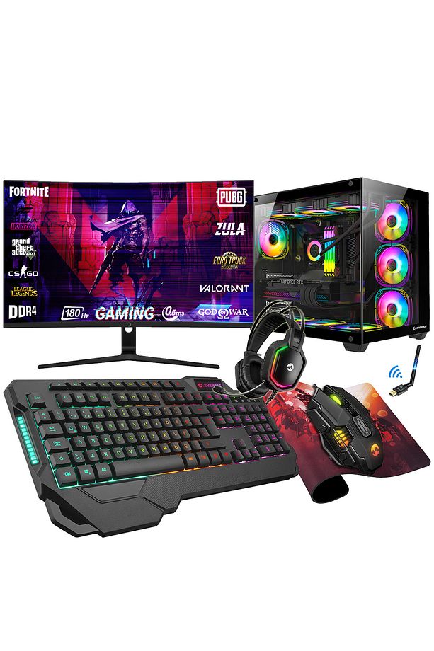 Proxima X9 i5 10400F 32GB DDR4 512GB NVMe M.2 SSD RTX3050 8GB 24" 180Hz Oyuncu Masaüstü Bilgisayarı - 1
