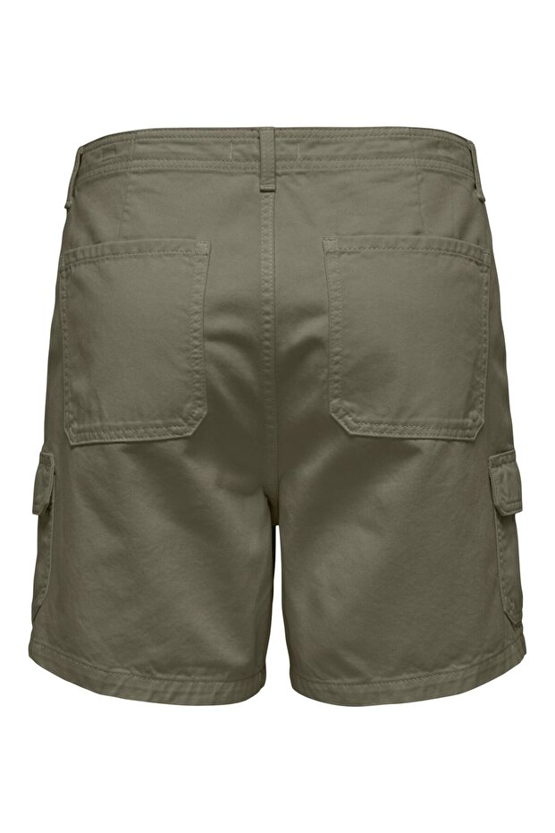 Kadın Rahat Kesim Kargo Şort - 15320142 - 2