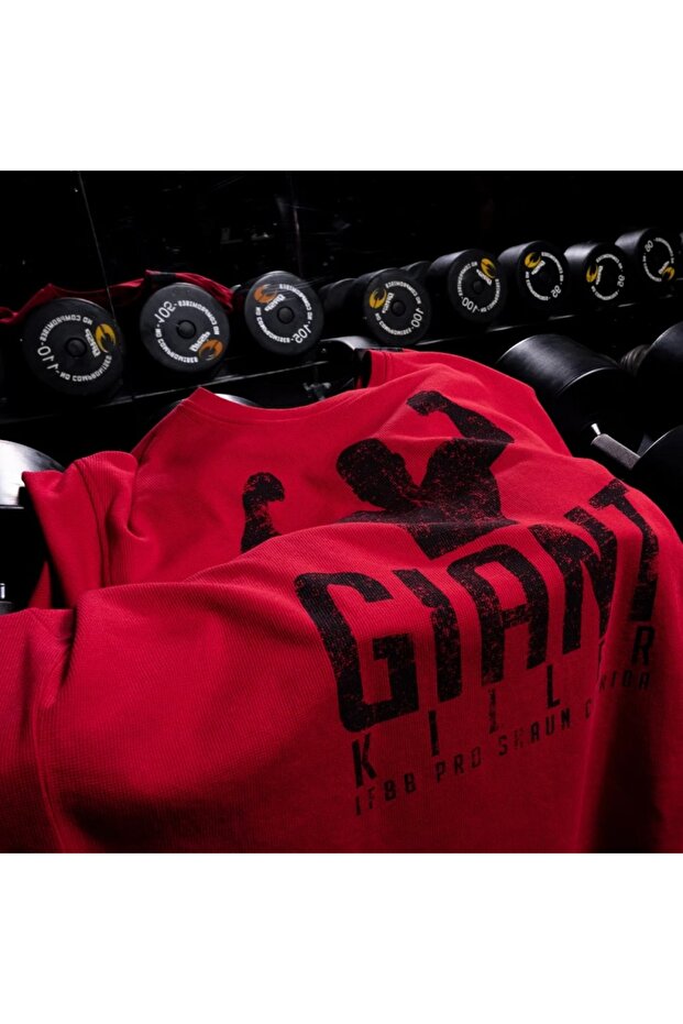 Giant Killer Iron Tee, Chili Red - 5