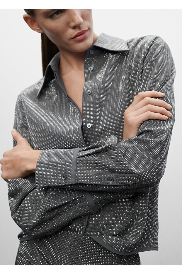 Silbernes Damenhemd57079112 - 5